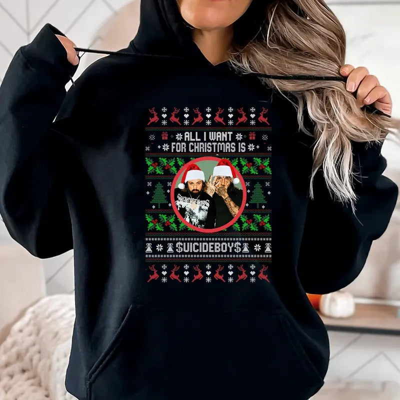 Merry Christmas The Boys Shirt, Ruby Scrim Grey Tour 2024 Shirt, Boys Shirt Gift For Fansstyle{n002}3 Hoodie, Sweatshirt