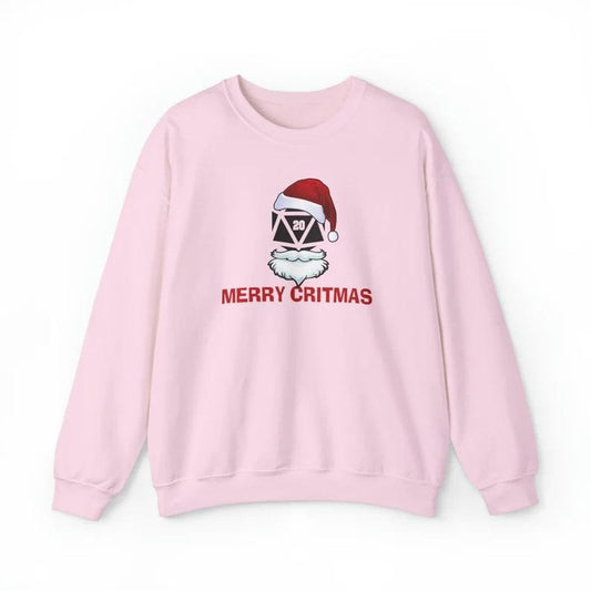 Merry Critmas Sweater, Dungeons and Dragons Christmas Sweatshirt, Christmas Sweater for DnD Fans, D20 Christmas, RPG,...