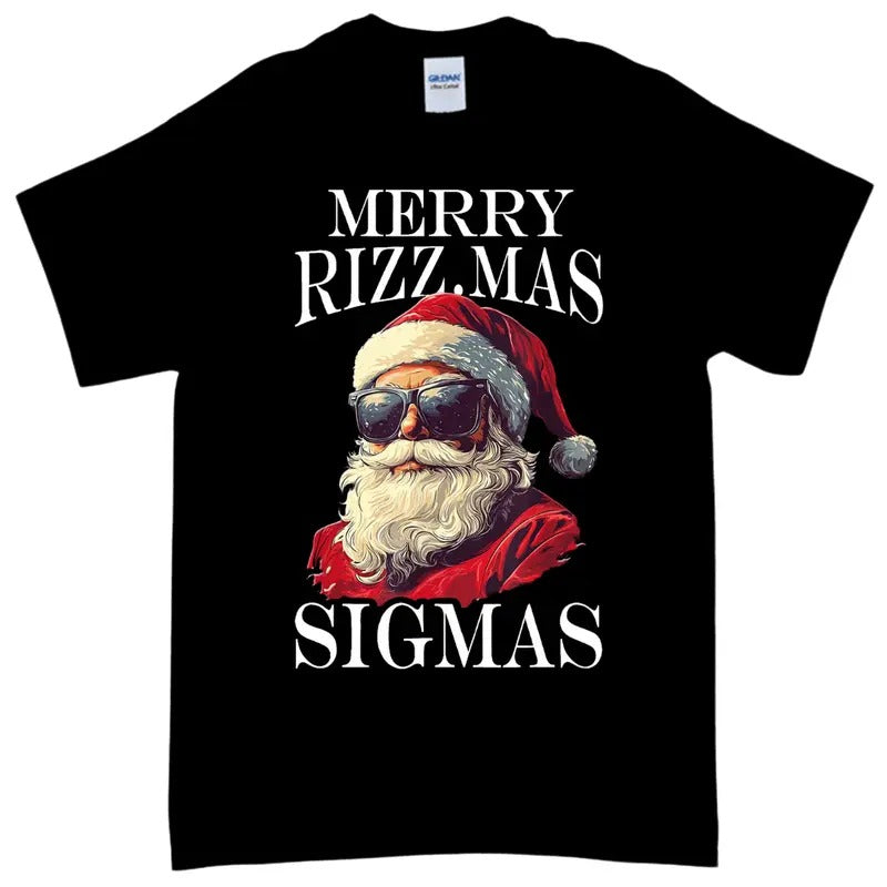 Merry Rizzmas Sigmas T-Shirt - Xmas Christmas Santa T-Shirt Hoodie, Sweatshirt | WearSparks.com
