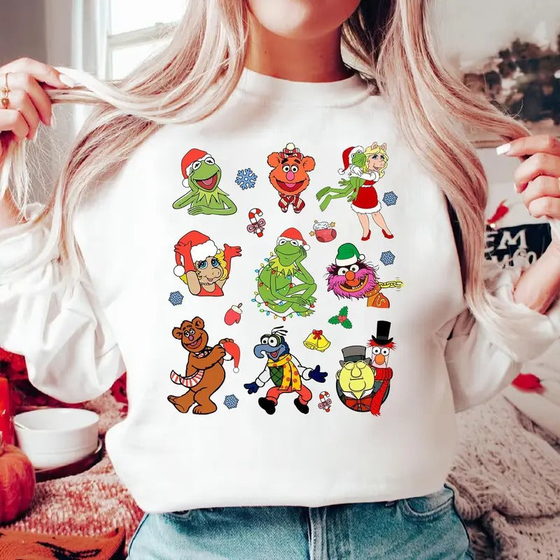 Merry Xmas Shirt Christmas Movie Shirt Christmas The Muppet Christmas Carol Shirt Kermit The Frog Christmas Shirt Kermit...