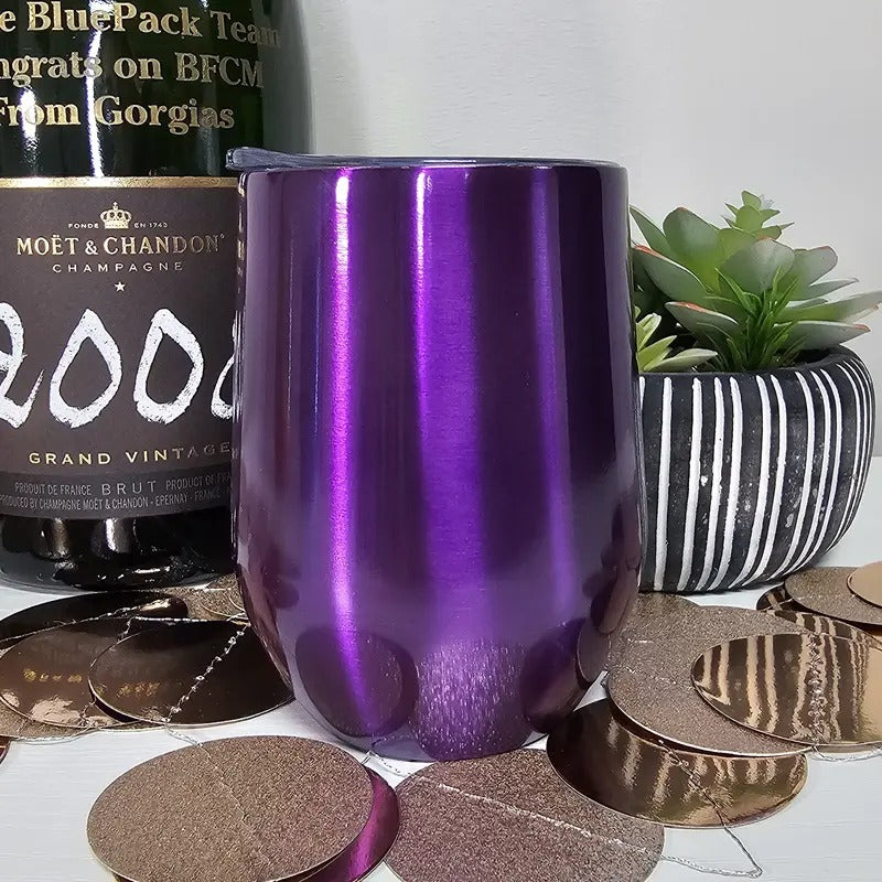 Metallic Purple Piper Lou 12oz Wine Cup T-Shirts, Hoodie, Sweatshirt | WearSparks.com