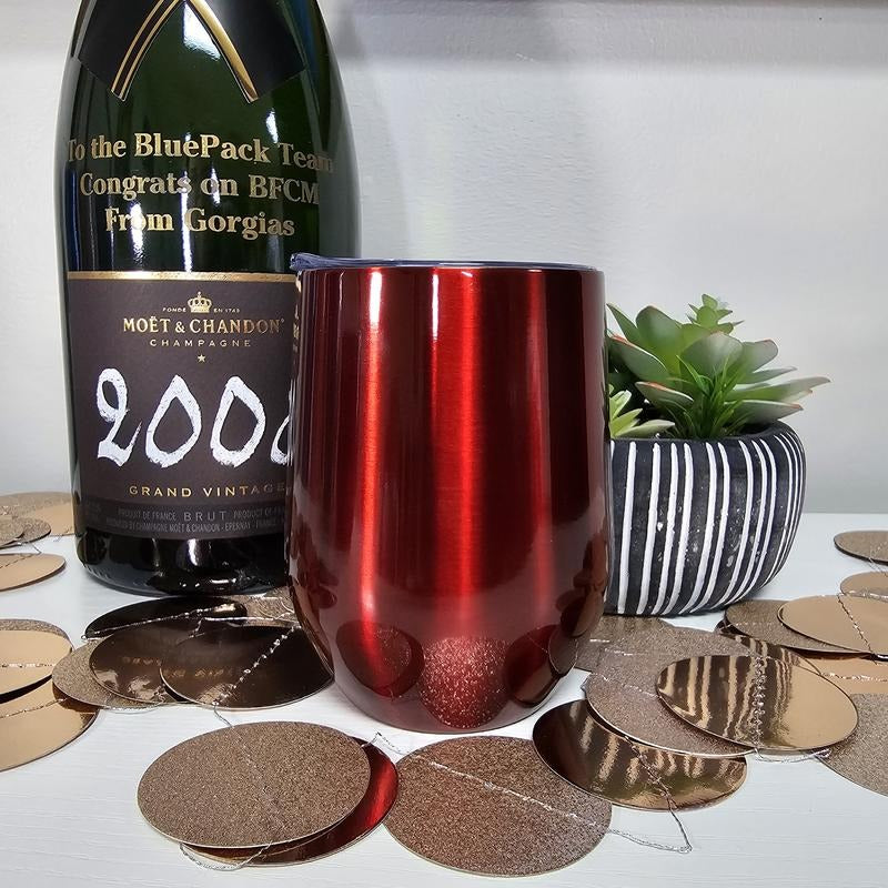 Metallic Red Piper Lou 12oz Wine Cup T-Shirts, Hoodie, Sweatshirt | WearSparks.com