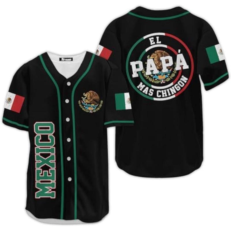 Mexico Baseball Jersey, Mens Mexican Jersey, Mexico Women Baseball Shirt, Gift for Mexican Fans, father day Hoodie,...