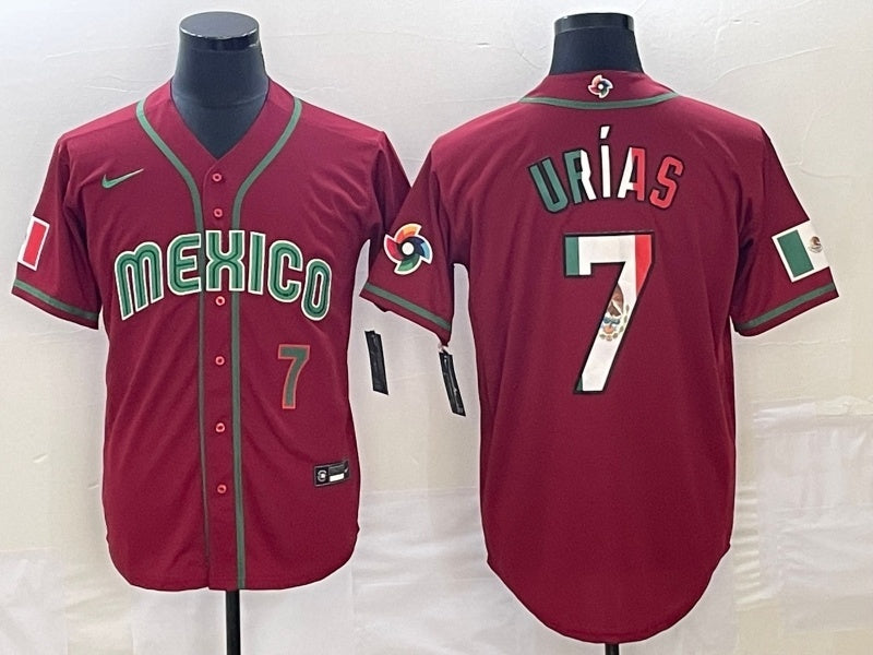 Mexico 2023 World Cup #7 Julio Urías World Cup V2 4235 Style 2