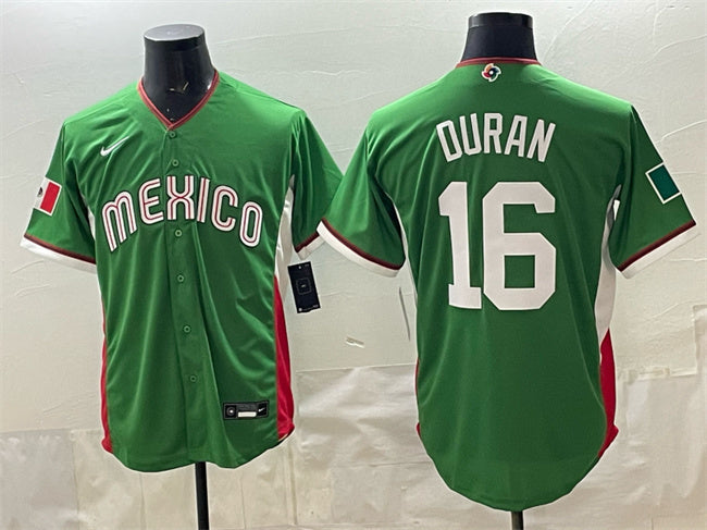 Mexico Baseball #16 Jarren Duran Green 2026 World Baseball Classic Home Stadium