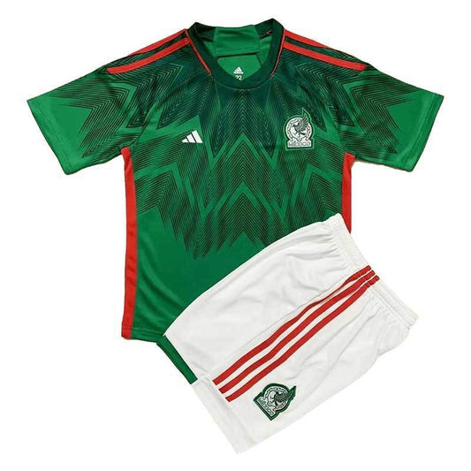 Mexico Kids 2022 Home Soccer Kit