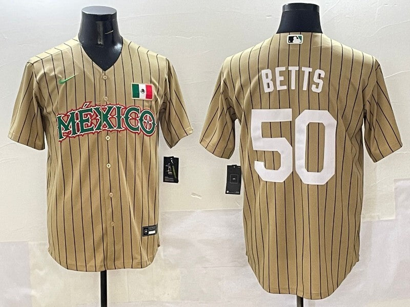 Mexico #50 Mookie Betts Collaboration Style 2