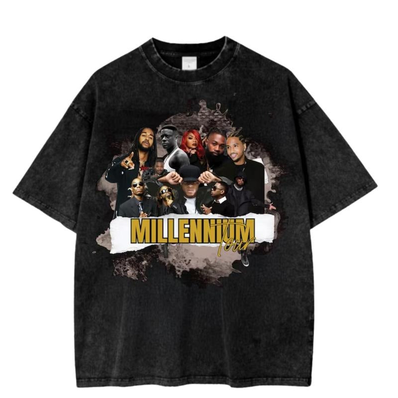 Mi.lle.nniu.m  2025 T-Shirt,  Cotton unisex T-shirt, Menswear Top, Womenswear Top Underwear Streetwear Hoodie, Sweatshirt