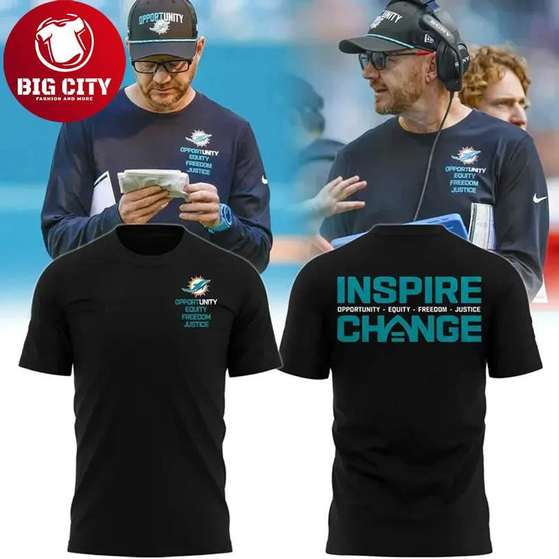 Miami Dolphins INSPIRE CHANGE 2025-26 Special Two Sided Shirt