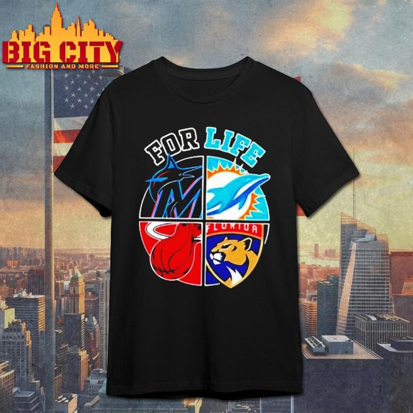 Miami For Life Logo Sports 2026 Shirt