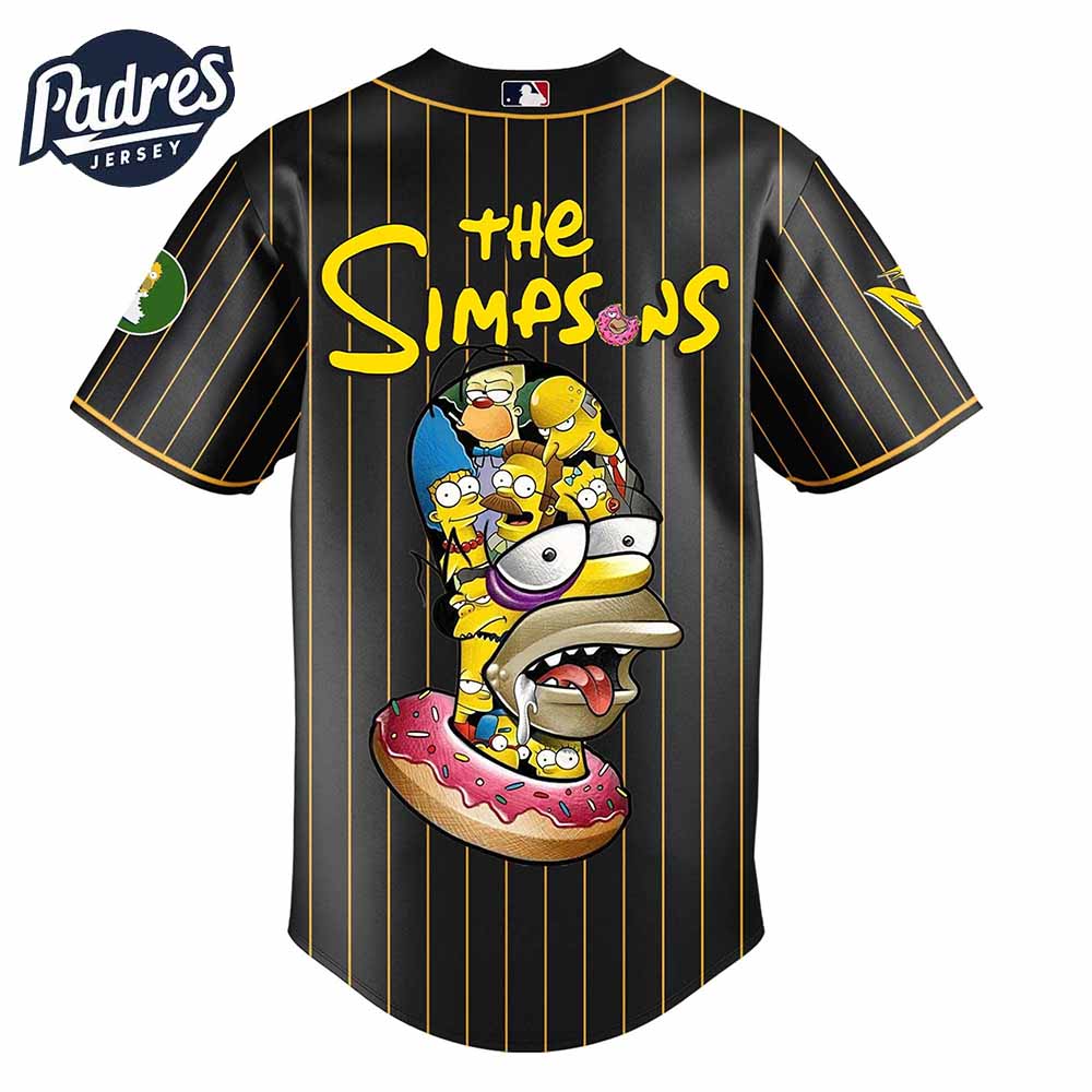 Miami Marlins MLB x The Simpsons Baseball Jersey Style - Padres Jersey Oasis: Elevate Your Baseball Style Game... (Image 3)