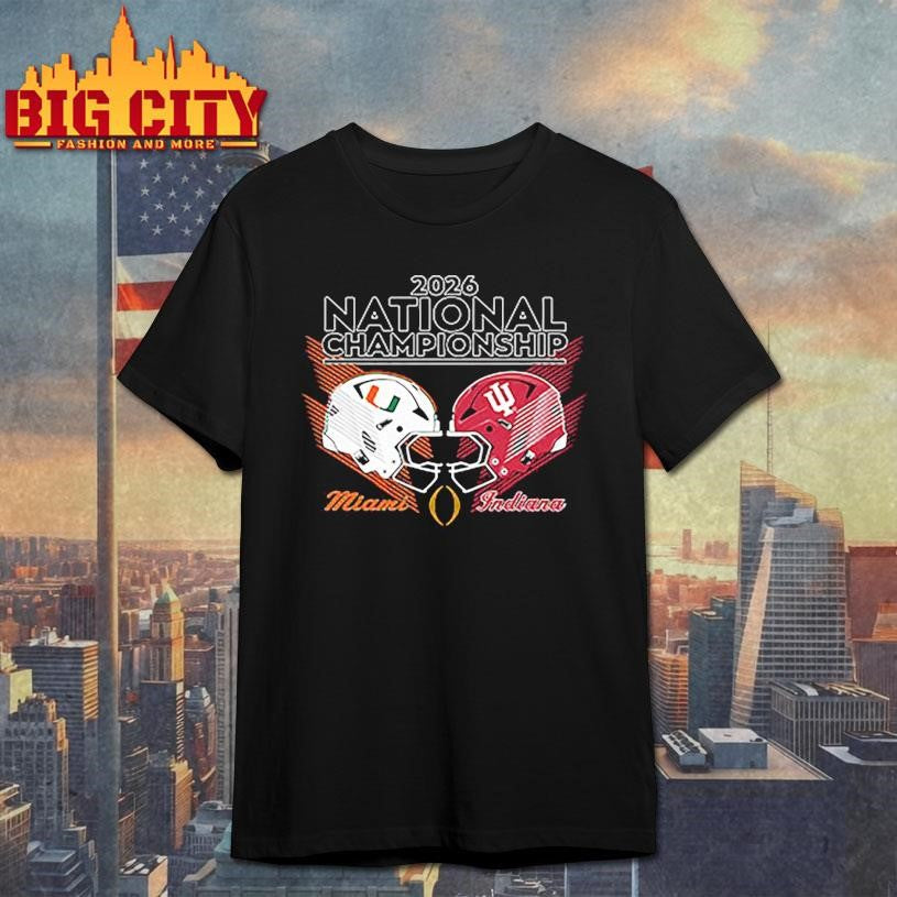 Miami Vs Indiana CFP National Championship 2026 Shirt