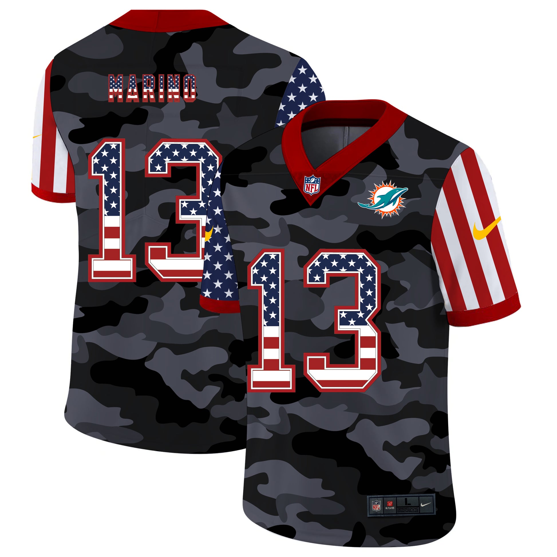 Miami Dolphins #13 Dan Marino Style 2