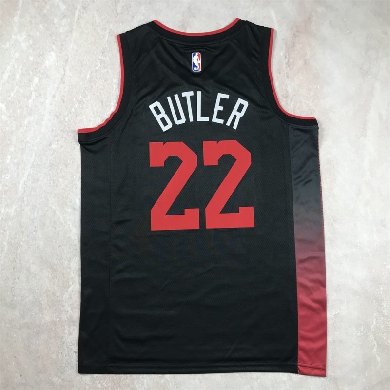 Miami Heat #22 Jimmy Butler Hot Press Heat 22 Black City s-xxl Style 1