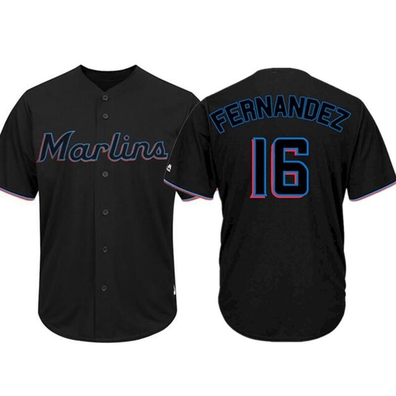 Miami Marlins #16 Jose Fernandez Style 3