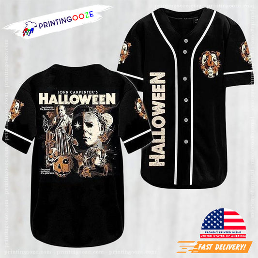 Michael Myers Halloween Horror Movie Baseball Jersey