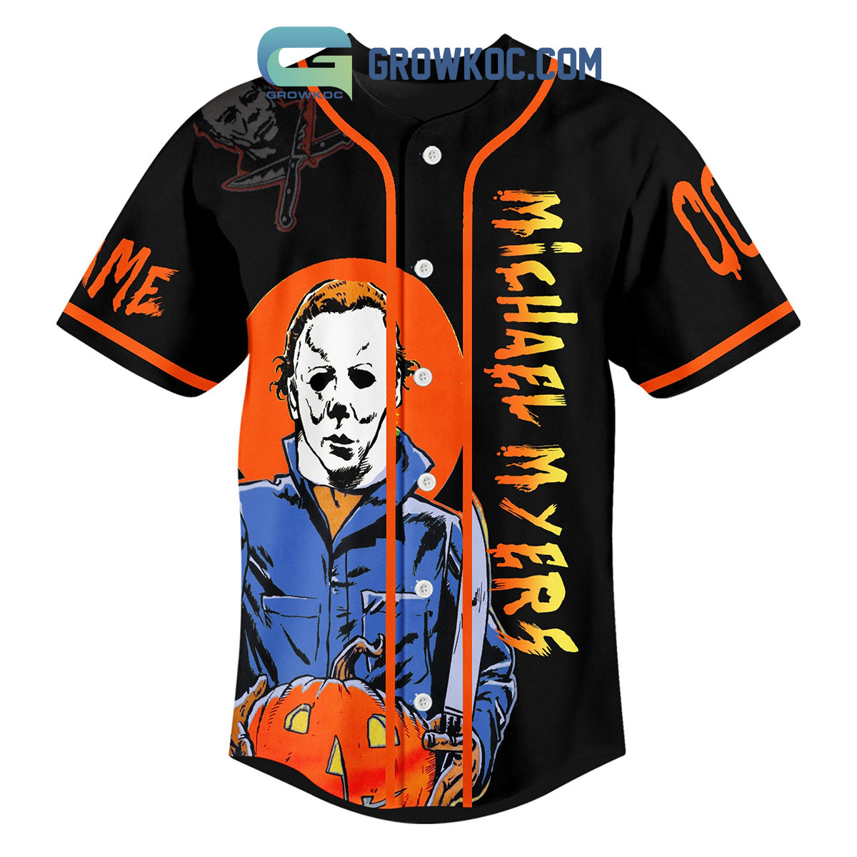 Michael Myers I Came In Like A Wrecking Ball Personalized Baseball Jersey