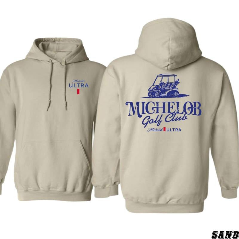 Michelob Golf Club Hoodie - Casual Golf Cart Design, Hoodies for Country Girls, Michelob Ultra Sweatshirt, Golfing...