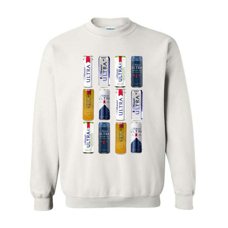Michelob Ultra Beer Cans 2D Shirt, Beers Drinking, Michelob Ultra Tee, For Men And Women Hoodie, Sweatshirt | WearSparks.com