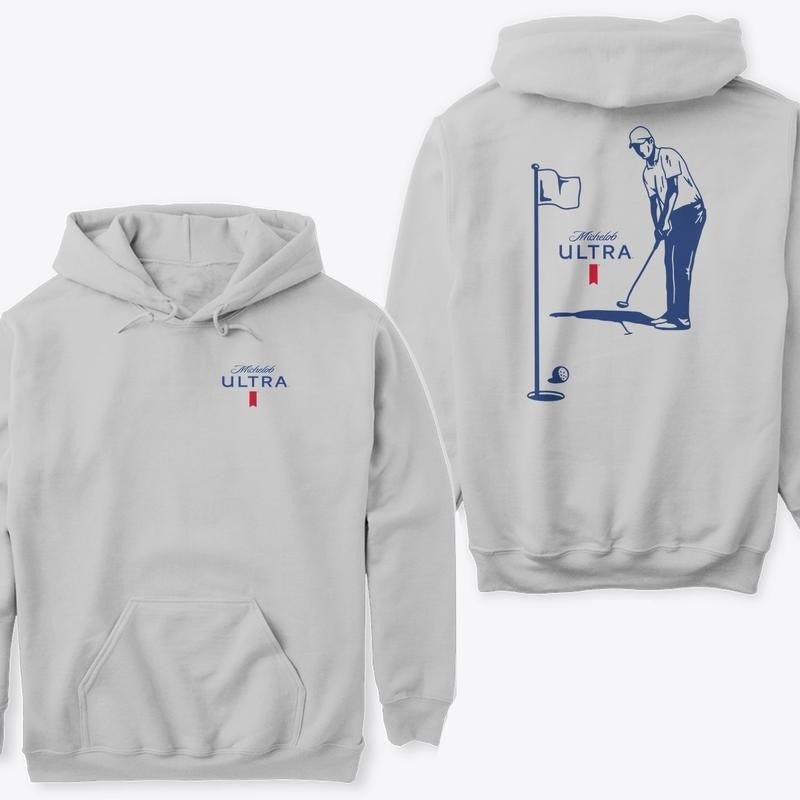 Michelob Ultra Golfing Hoodie 2 Side, Youthful & Vibrant, Gift For Women, Women's Top, Clothing, Womenswear Embroidered...