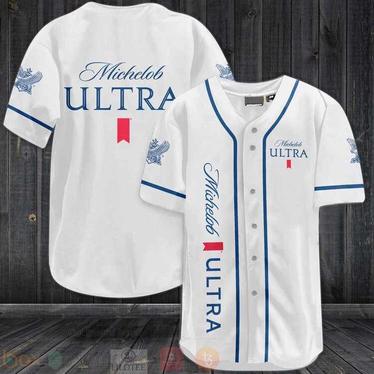 FASHION Michelob ULTRA Baseball Jerseys Botton Shirt