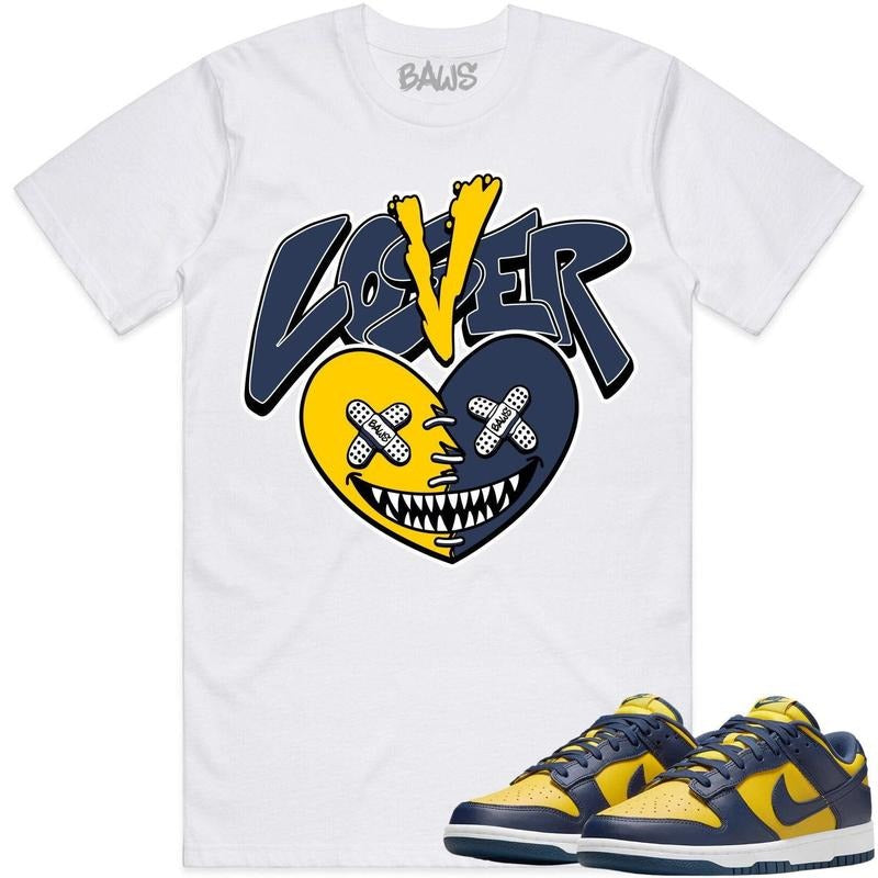 Michigan Dunks Shirt To Match Sneaker Lover Loser Baws Hoodie, Sweatshirt | WearSparks.com
