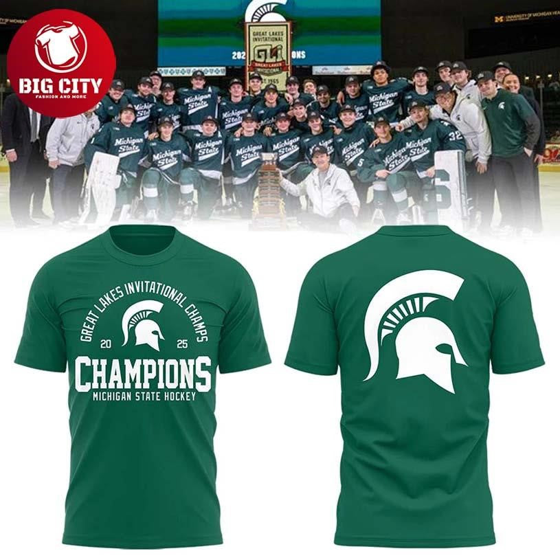 Michigan State Spartans Champions Special Two Sided Shirt