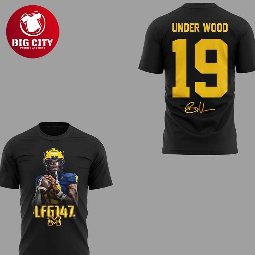 Michigan Wolverines 2026 Bryce Underwood LFG147 Two Sided Shirt