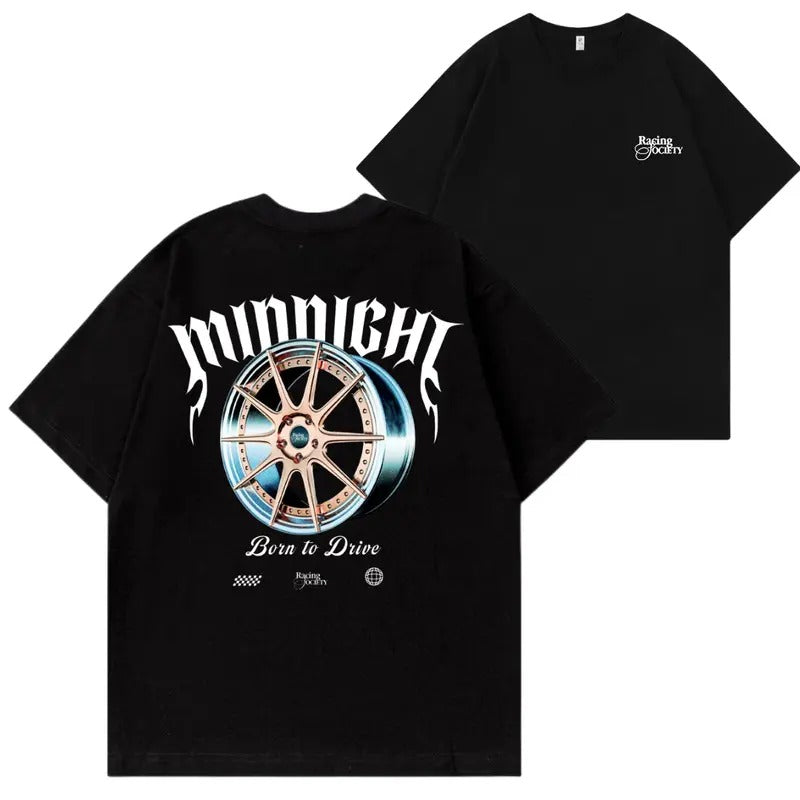 Midnight Born To Drive Cars T-shirt, Hoodie, Sweater, Car Enthusiast Shirt, Car Clothing, Unisex Sweatshirt | WearSparks.com