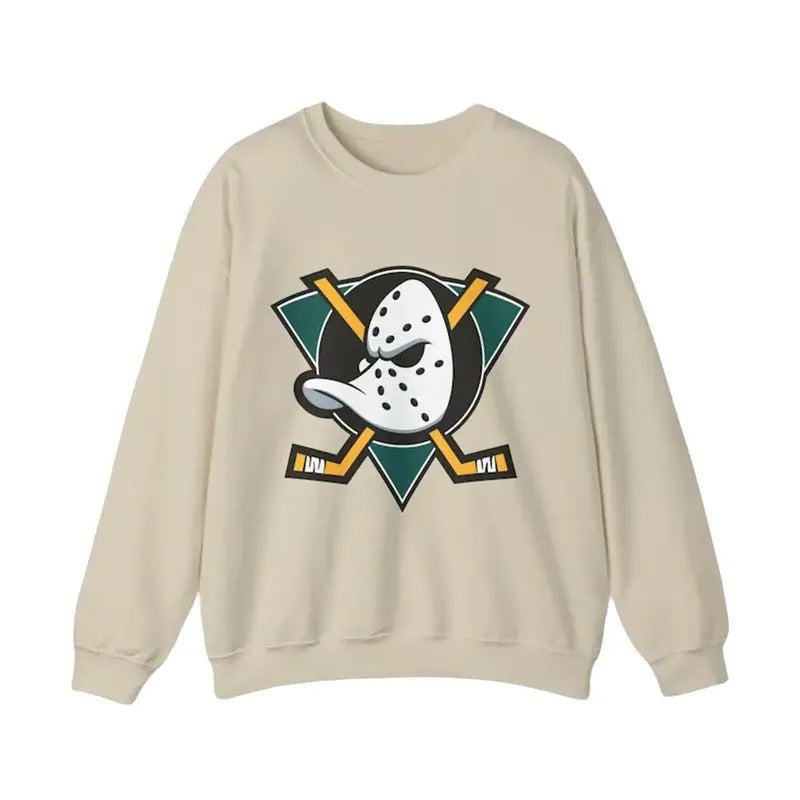 Mighty Ducks Old School Crewneck Vintage Style T-Shirts, Hoodie, Sweatshirt | WearSparks.com