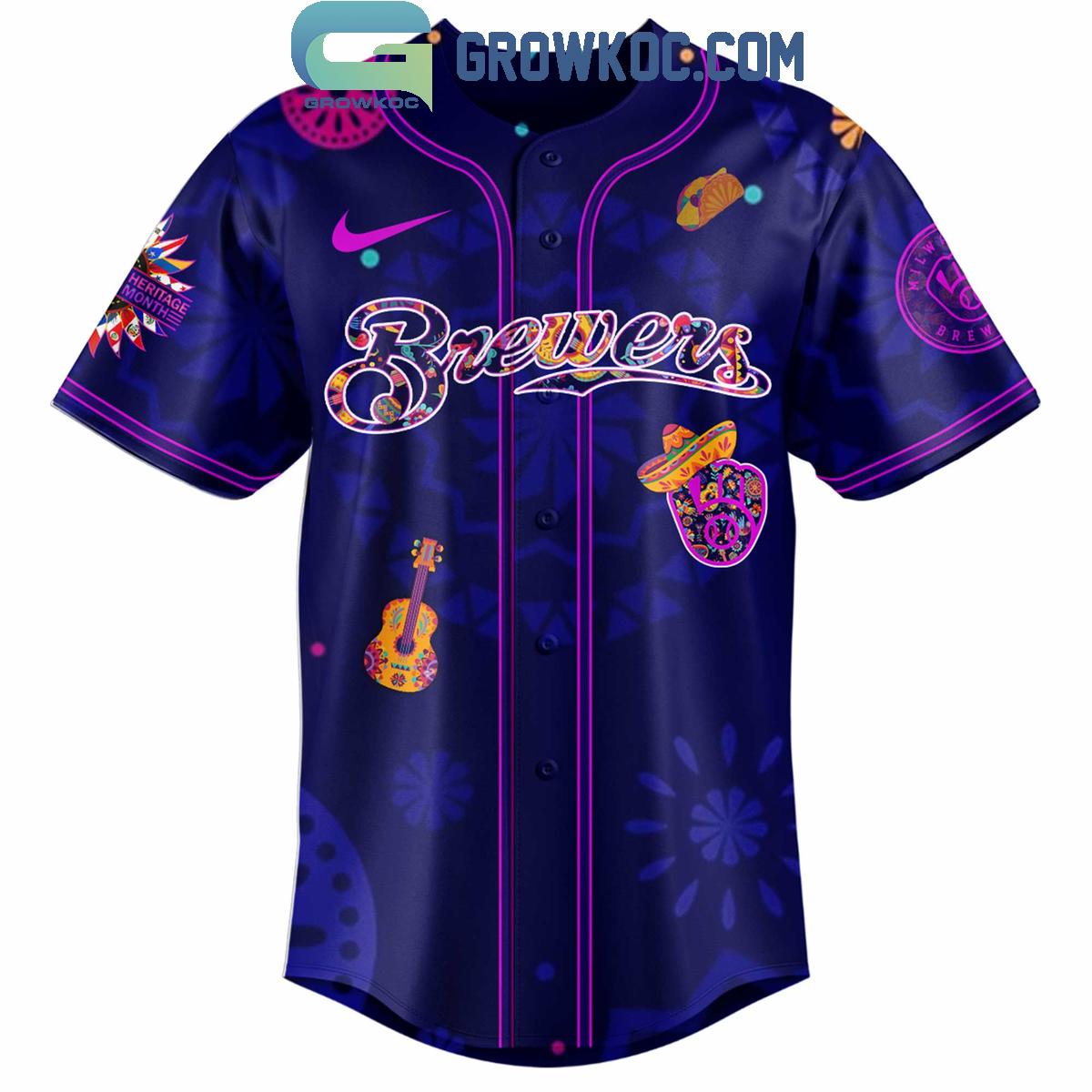 Milwaukee Brewers Hispanic Heritage Celebrations 2025 Baseball Jersey