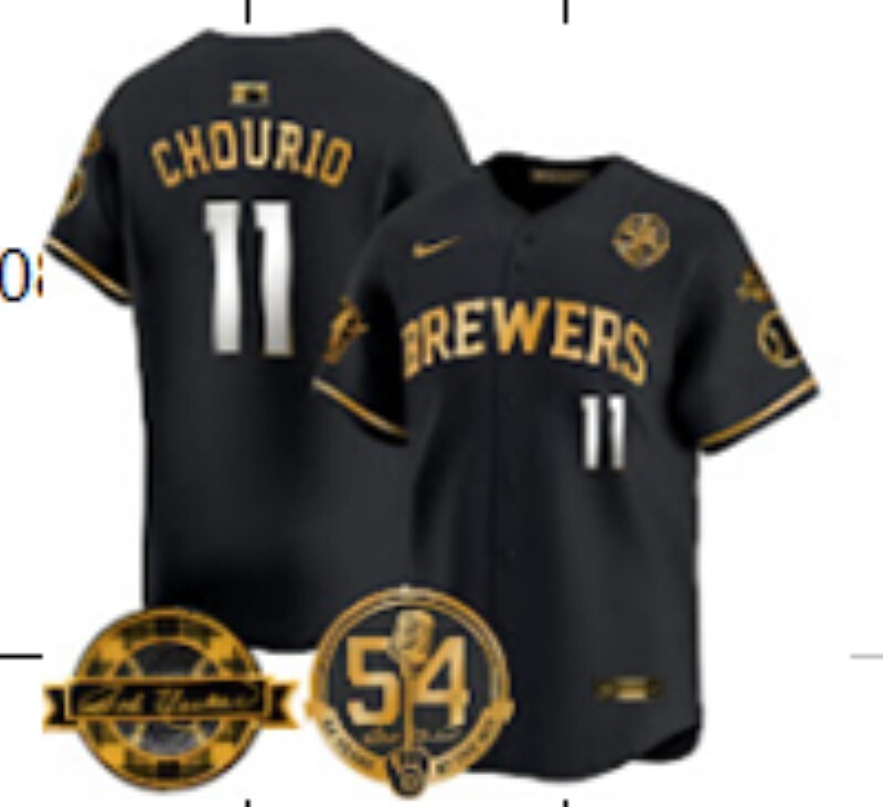Milwaukee Brewers #11 Jackson Chourio Brewers Adult Style 1