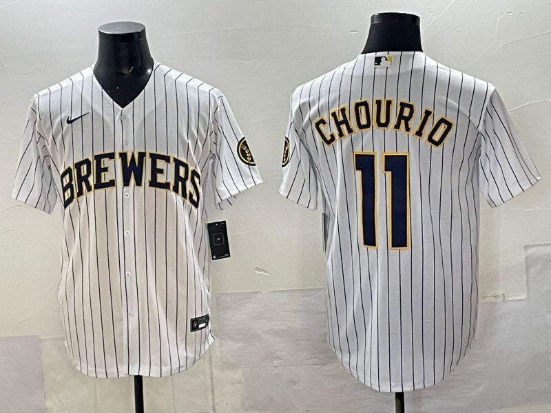 Milwaukee Brewers #11 Jackson Chourio Brewers Adult Style 4
