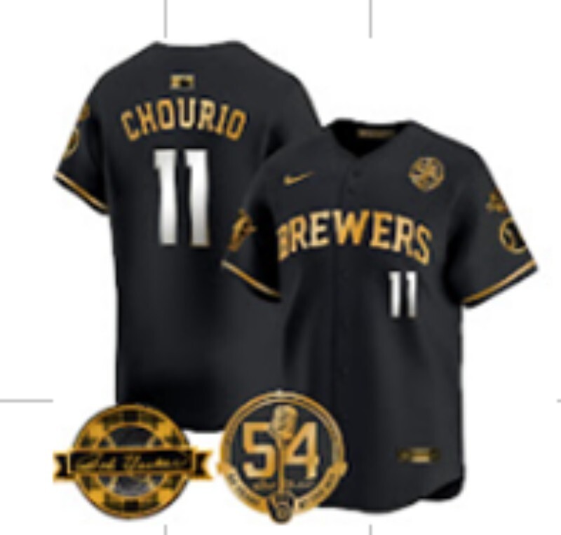 Milwaukee Brewers #11 Jackson Chourio Brewers Adult Style 5