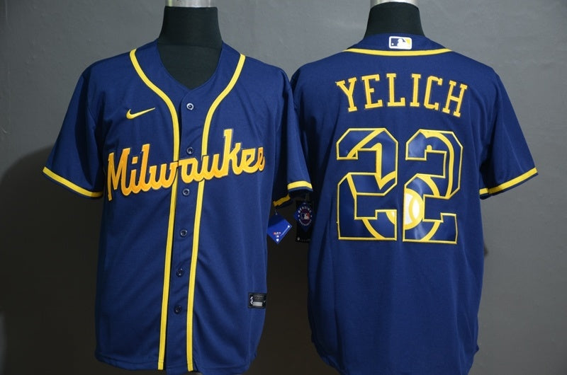Milwaukee Brewers #22 Christian Yelich