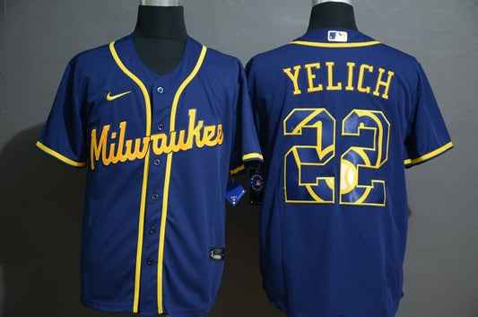 Milwaukee Brewers #22 Christian Yelich