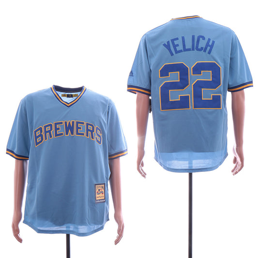 Milwaukee Brewers #22 Christian Yelich Brewers 22 Fan Retro Edition