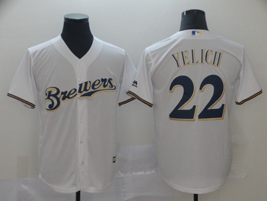 Milwaukee Brewers #22 Christian Yelich Style 4