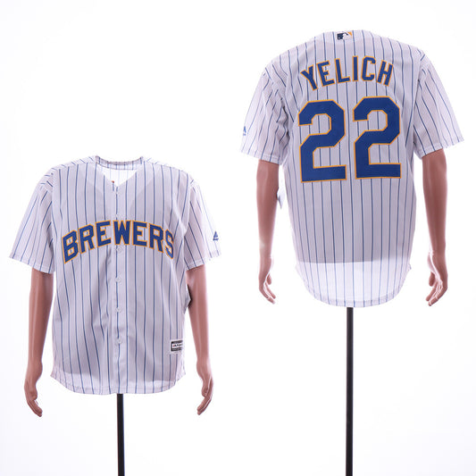 Milwaukee Brewers #22 Christian Yelich Style 6