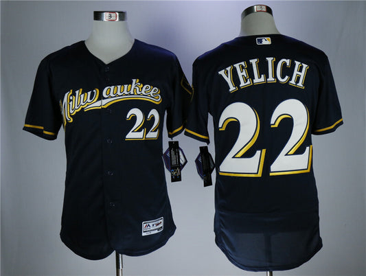 Milwaukee Brewers #22 Christian Yelich Style 8