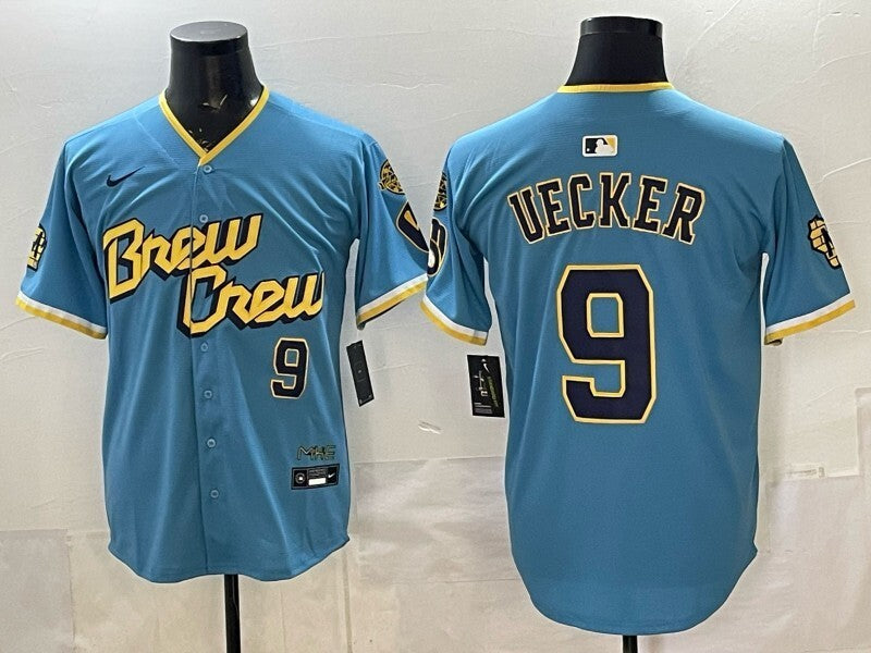Milwaukee Brewers #9 Jake Bauers Brewers Special V2 .png