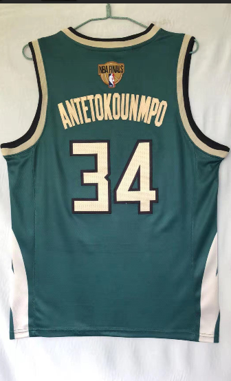 Milwaukee Bucks #34 Giannis Antetokounmpo Bucks 34 Edition Edition Style 1