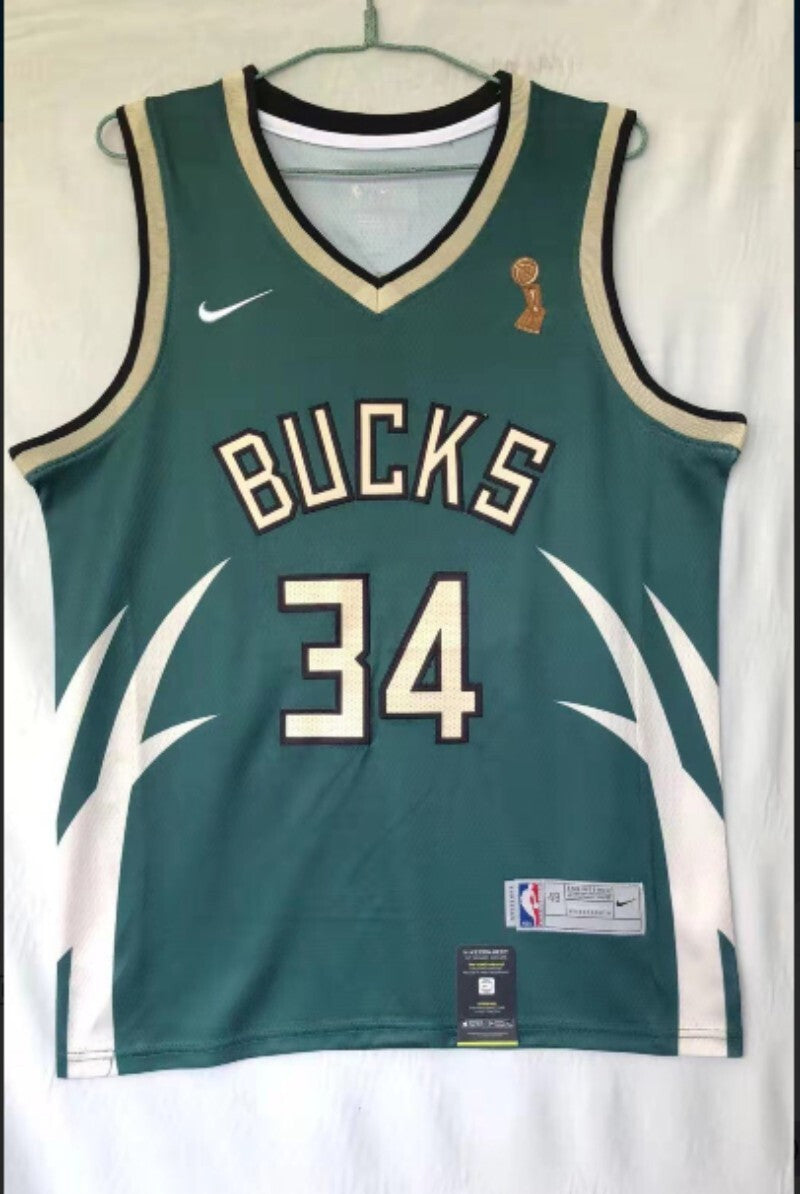 Milwaukee Bucks #34 Giannis Antetokounmpo Bucks 34 Edition Edition Style 2