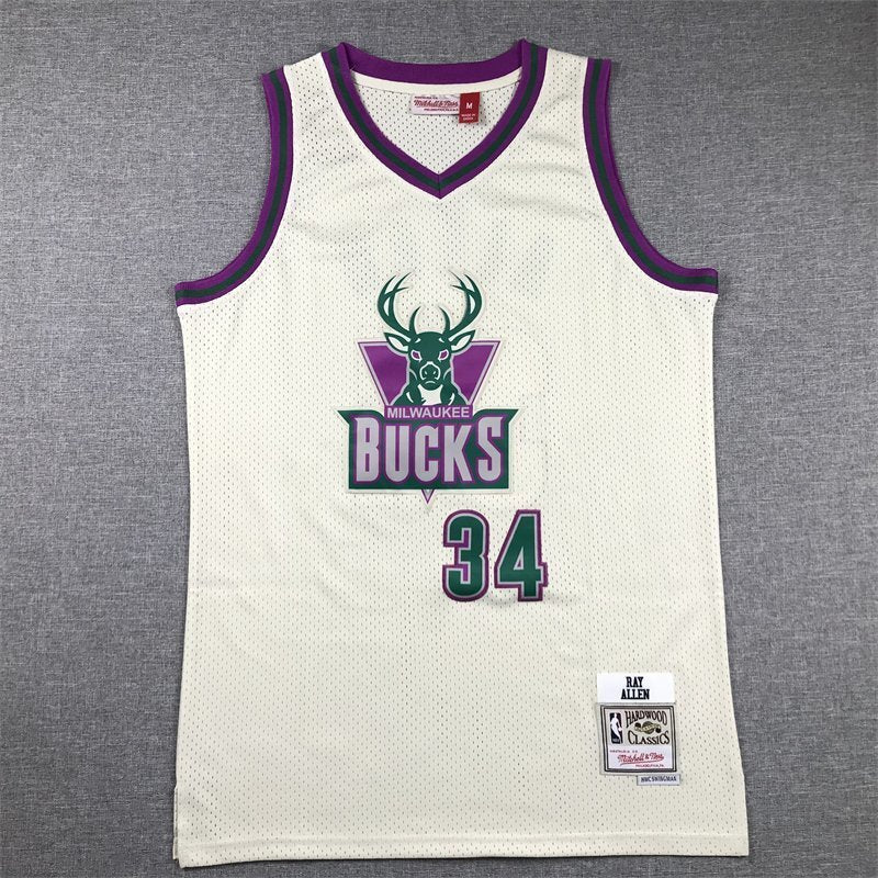 Milwaukee Bucks #34 Giannis Antetokounmpo Bucks 34 Yellow Retro s-xxl Style 2