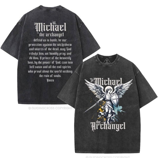 [ Mineral Wash ] Michael Christian Washed TShirt Jesus Graphic Washed Style Shirt Hoodie, Sweatshirt | WearSparks.com