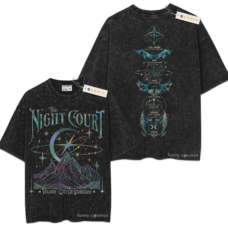 [ Mineral Wash ] Velaris The Night Court Acotar For Fans Lover Book, Bookish, Graphic Washed Style Shirt Hoodie, Sweatshirt