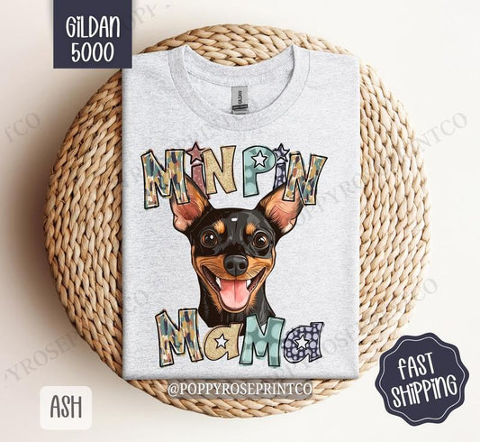 Miniature Pinscher Mama Shirt Gildan, Dog Mom Women's Tee, Cute Mama Women's Tshirt Plus Sizes Hoodie, Sweatshirt