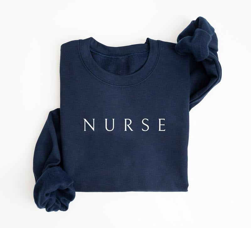Minimal Nurse sweatshirt, Nurse Crewneck, Healthcare Workers Shirt, Funny Nurse sweatshirt, Nurse Shirt, New Nurse, Nurse...