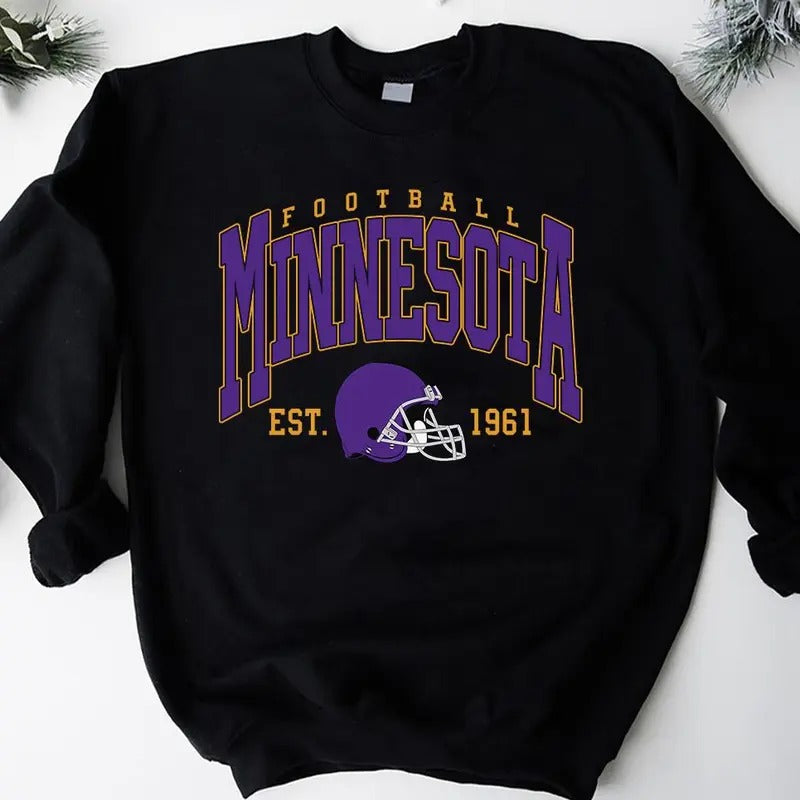 Minnesota Football Crewneck Sweatshirt, Sweatshirt, Minnesota Fan Gift, Game Day Shirts Hoodie | WearSparks.com