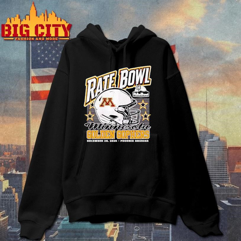 Minnesota Golden Gophers 2025 Rate Bowl Phoenix Arizona Shirt